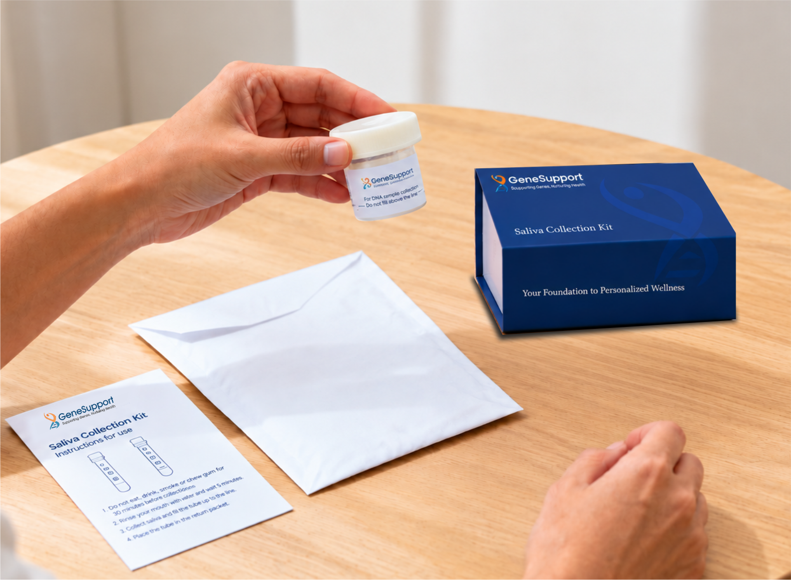 DNA test kit price in India with GeneSupport saliva collection kit for personalised genetic testing and wellness insights.